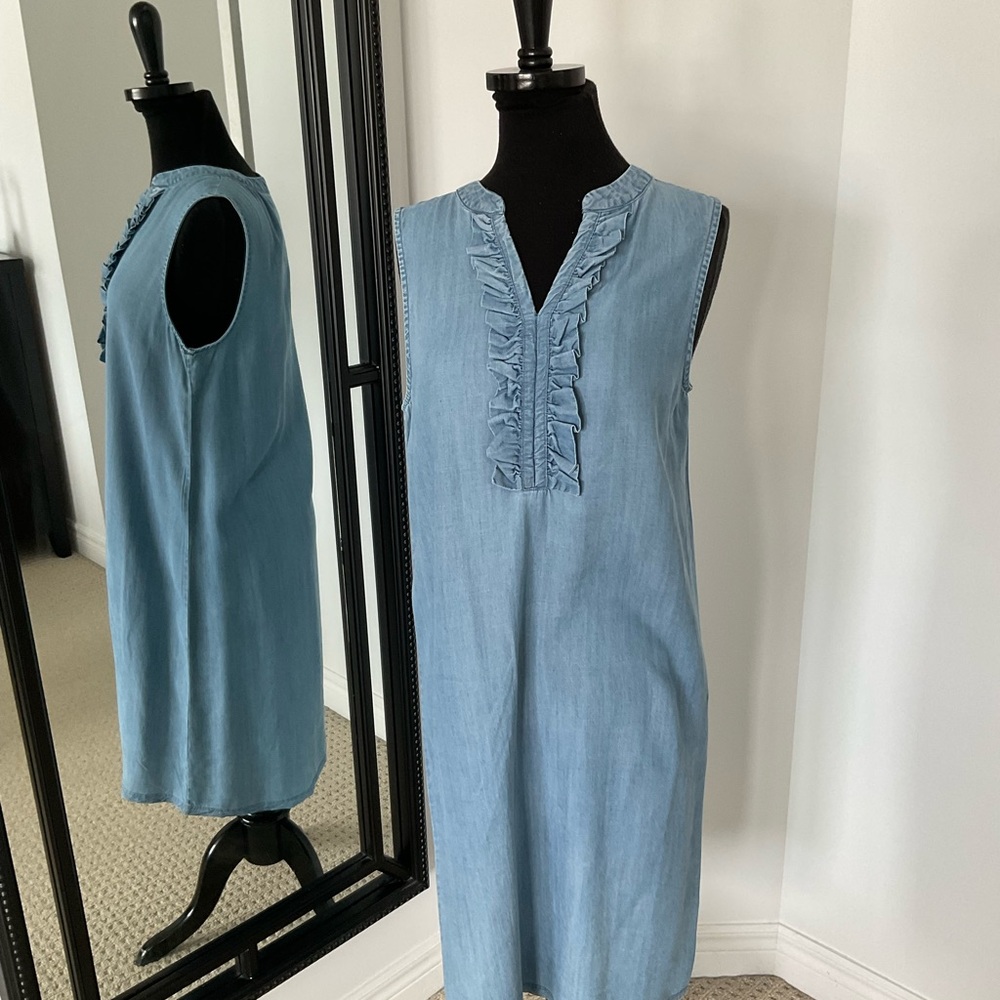 Classic editions denim dress size small euc